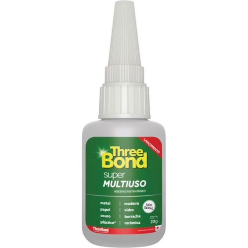 Cola Instantânea Three Bond Super Multiuso 20g