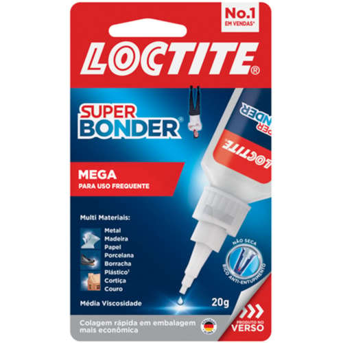 Cola Super Bonder Loctite Mega 20g