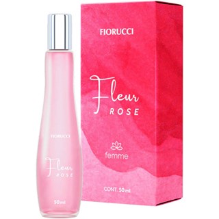 Colônia Fiorucci Fleur Rose Feminina 50ml