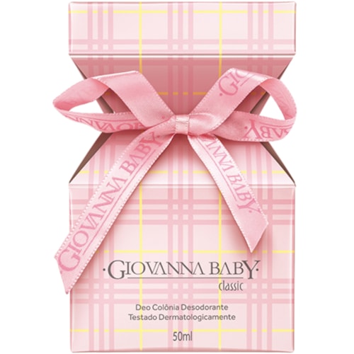 Colônia Giovanna Baby Rosa Classic 50ml