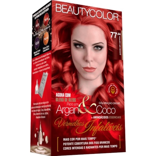 Coloração Beautycolor Vermelho Sedução 77.44