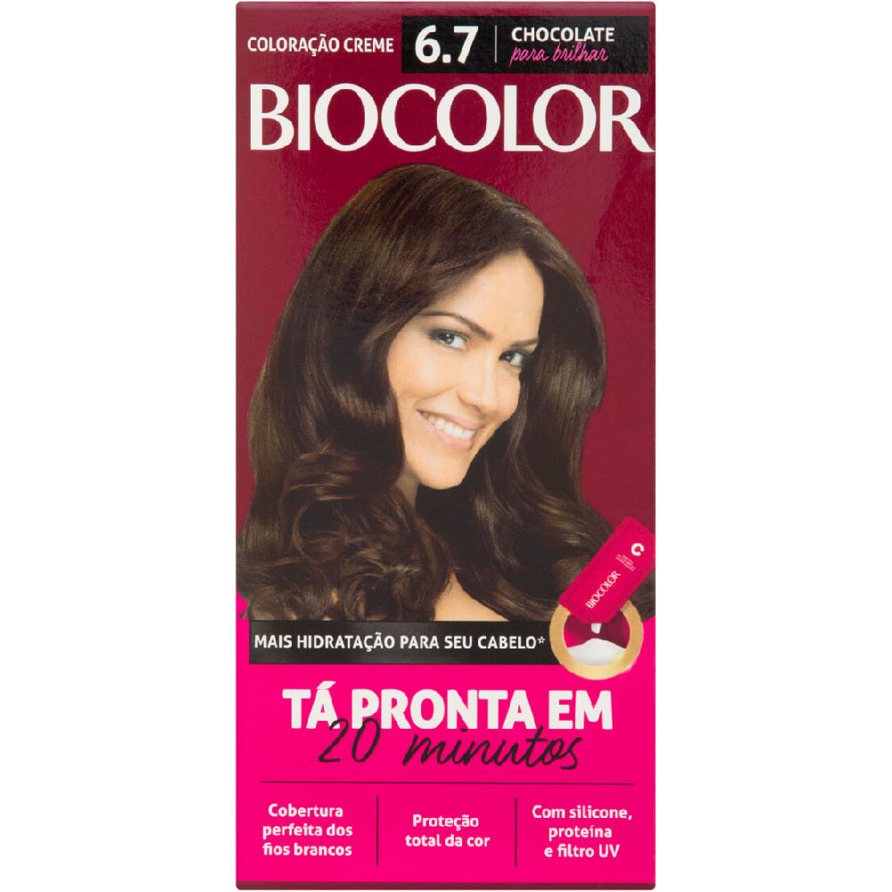 Coloração Biocolor Chocolate 6.7 - Destro