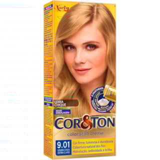 Coloração Cor&Ton Louro Cinza Extra Claro 9.01
