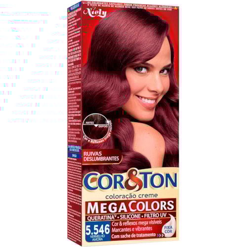 Coloração Cor&Ton Vermelho Amora 5.546