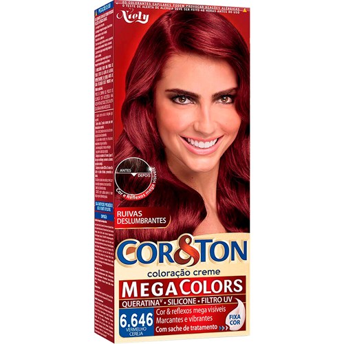 Coloração Cor&Ton Vermelho Cereja 6.646