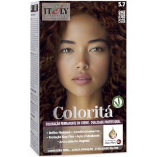 Coloração Itely Castanho Claro Marrom 5.7