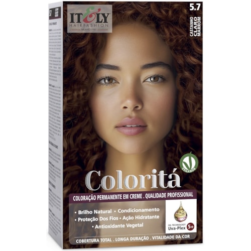 Coloração Itely Castanho Claro Marrom 5.7