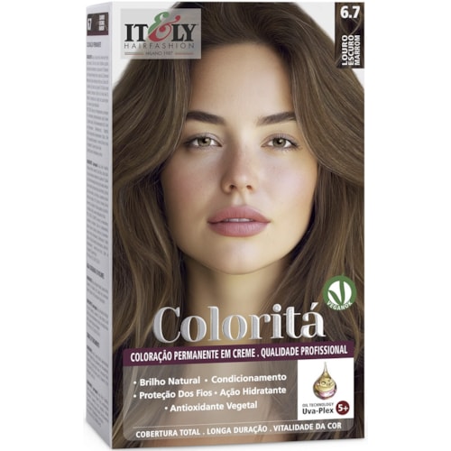 Coloração Itely Louro Escuro Marrom 6.7