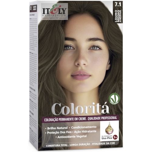 Coloração Itely Louro Médio Acizentado 7.1