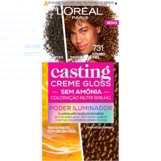 Coloração Permanente Casting Louro Mel 731