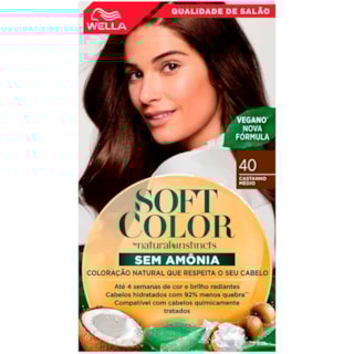 Coloração Soft Color Castanho Médio 40