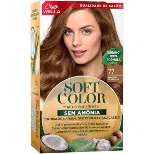 Coloração Soft Color Marrom Dourado 77