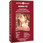 Coloração Temporária Surya Henna Pó Castanho Dourado 50g