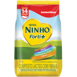 Composto Lácteo Ninho Forti+ Com Fibras Instantâneo 350g