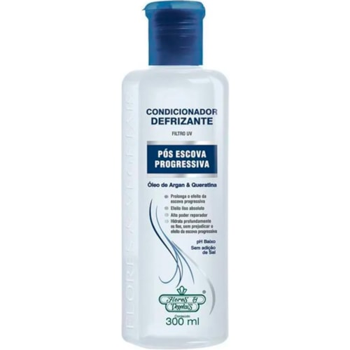 Condicionador Defrizante Flores & Vegetais Pós Escova Progressiva 300m