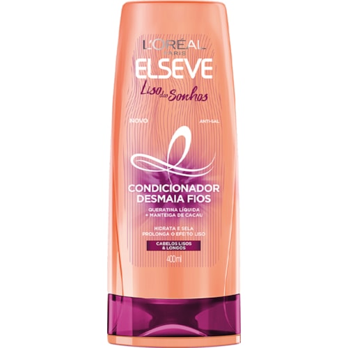 Condicionador Elseve Liso dos Sonhos 400ml