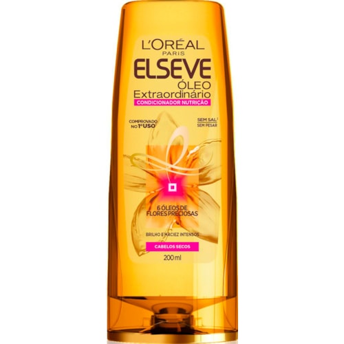 Condicionador Elseve Óleo Extraordinário Nutrição 200ml