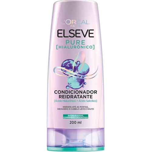 Condicionador Elseve Pure Hialurônico 200ml