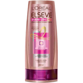 Condicionador Elseve Quera Liso 230C 200ml