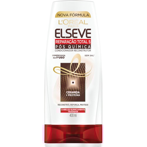 Condicionador Elseve Reparação Total 5 Pós Química 400ml