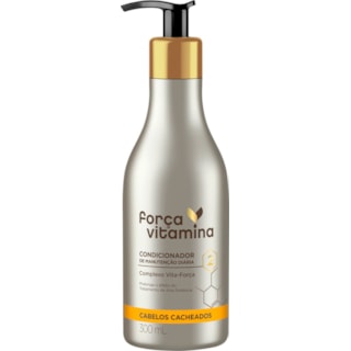 Condicionador Força Vitamina Cabelo Cacheado 300ml