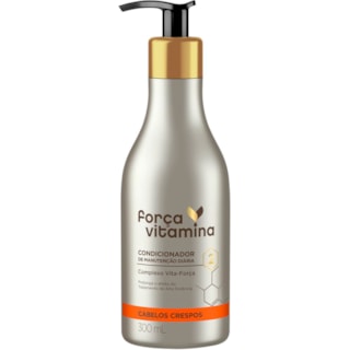 Condicionador Força Vitamina Cabelo Crespo 300ml