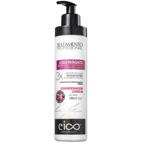 Condicionador/Leave-in Eico Life Liso Mágico 280ml