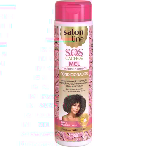 Condicionador Mel Salon Line Cachos Intensos S.O.S Cachos 300ml