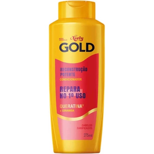 Condicionador Niely Gold Reconstrução 275ml