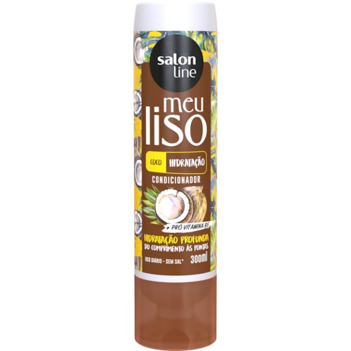 Condicionador Salon Line Meu Liso Coco Hidratação 300ml