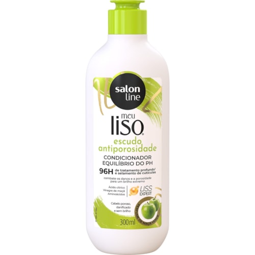 Condicionador Salon Line Meu Liso Escudo Antiporosidade 300ml