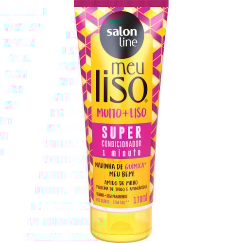 Condicionador Salon Line Meu Liso Muito + Liso 170ml