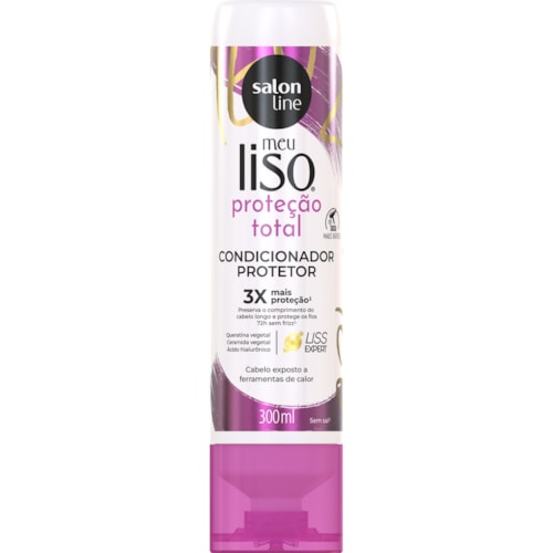 Condicionador Salon Line Meu Liso Proteção Total 300ml