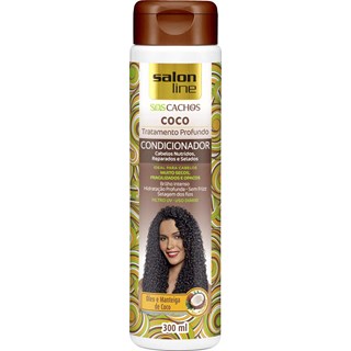 Condicionador Salon Line S.O.S Cachos Óleo e Manteiga de Coco 300ml