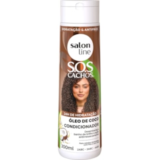 Condicionador Salon Line S.O.S Cachos Óleo e Manteiga de Coco 300ml