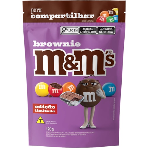 Confeito M&M's Brownie 120g