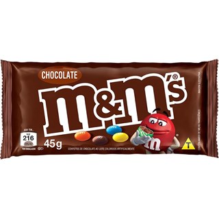 Confeitos M&M's de Chocolate Ao Leite 45g