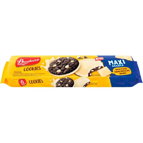 Cookies Bauducco Maxi Chocolate Branco 96g