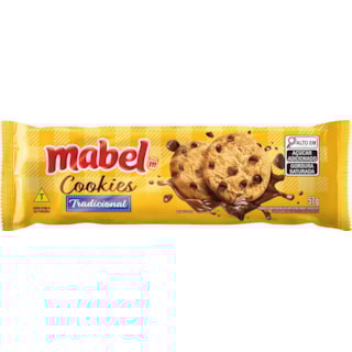 Cookies Mabel Sabor Baunilha Com Gotas de Chcoolate 57g