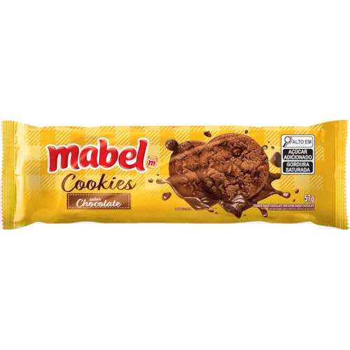 Cookies Mabel Sabor Chcoolate 57g