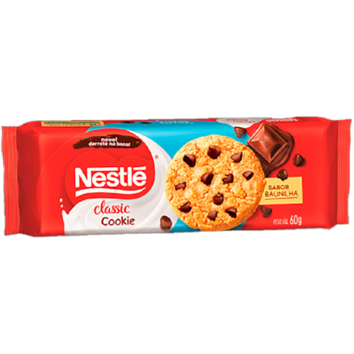 Cookies Nestlé Classic Baunilha 60g