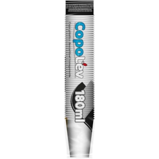 Copo Plástico Copolev Branco 50ml 100Un