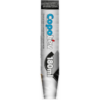 Copo Plástico Copolev Transparente 300ml 100Un