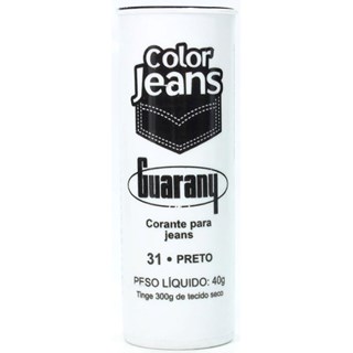 Corante Color Jeans Preto Guarany