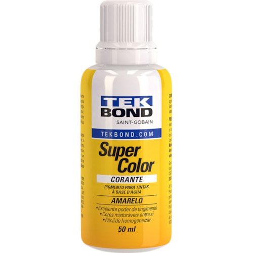 Corante Tek Bond Líquido Amarelo 50ml