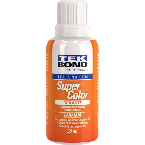 Corante Tek Bond Líquido Laranja 50ml