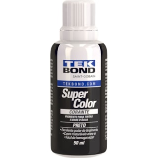 Corante Tek Bond Líquido Preto 50ml