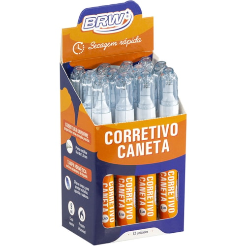 Corretivo BRW Modelo Caneta 9ml 12Un