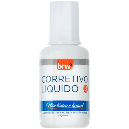 Corretivo Líquido BRW 18ml