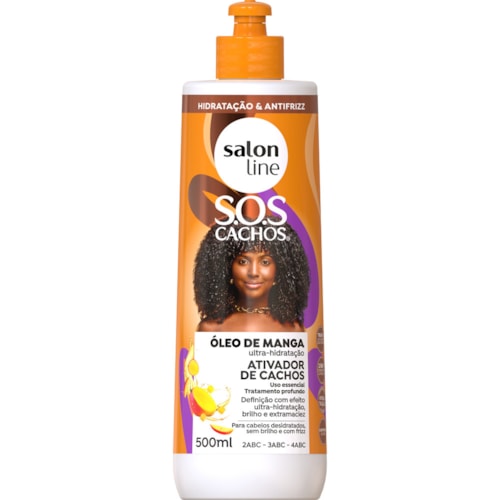 Creme Ativador Salon Line Para Cachos Umidificador 500ml